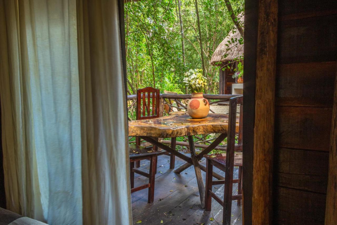 Madre Tierra Eco Habitat Guest House Puerto Morelos Bagian luar foto