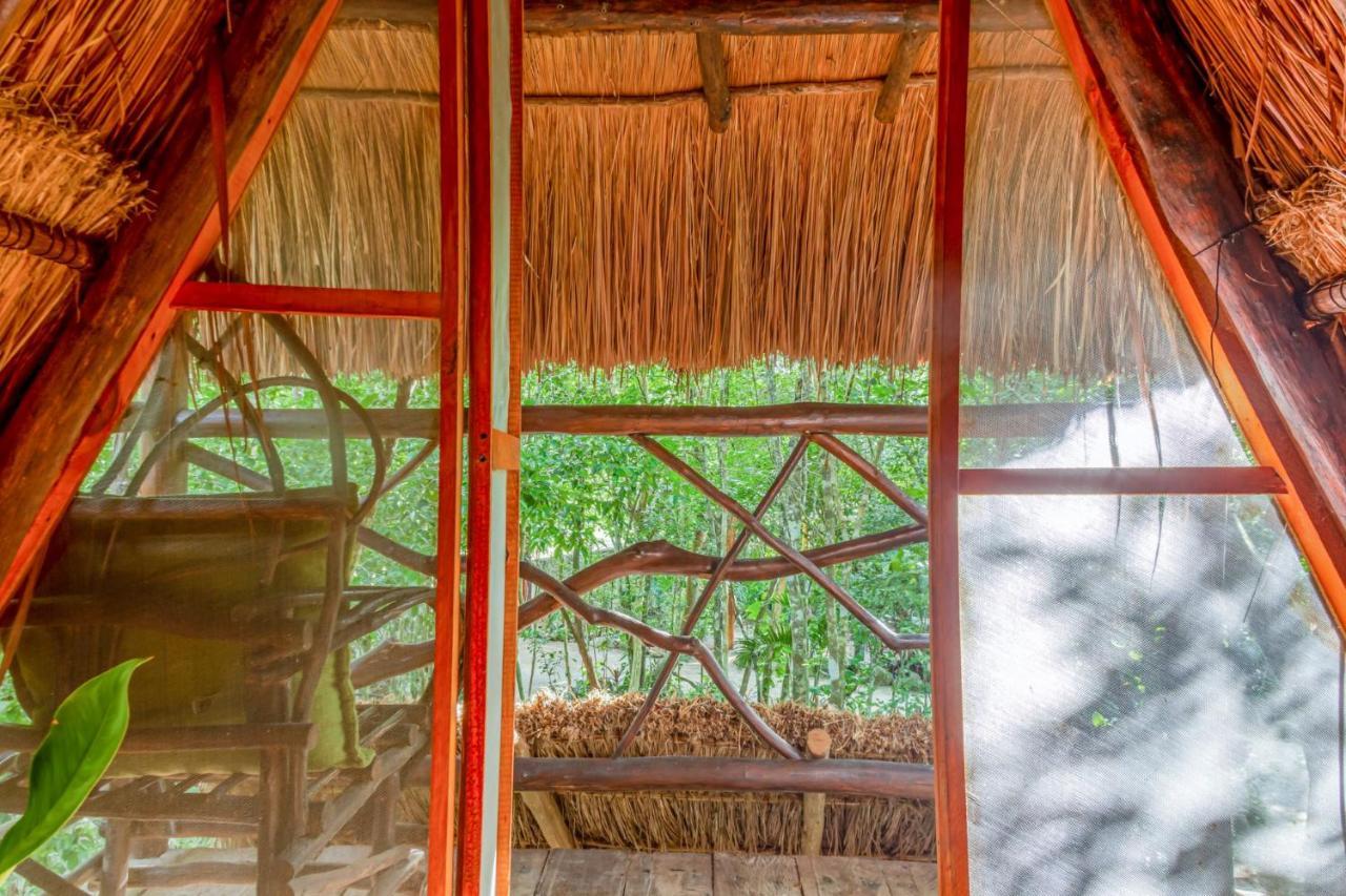 Madre Tierra Eco Habitat Guest House Puerto Morelos Bagian luar foto