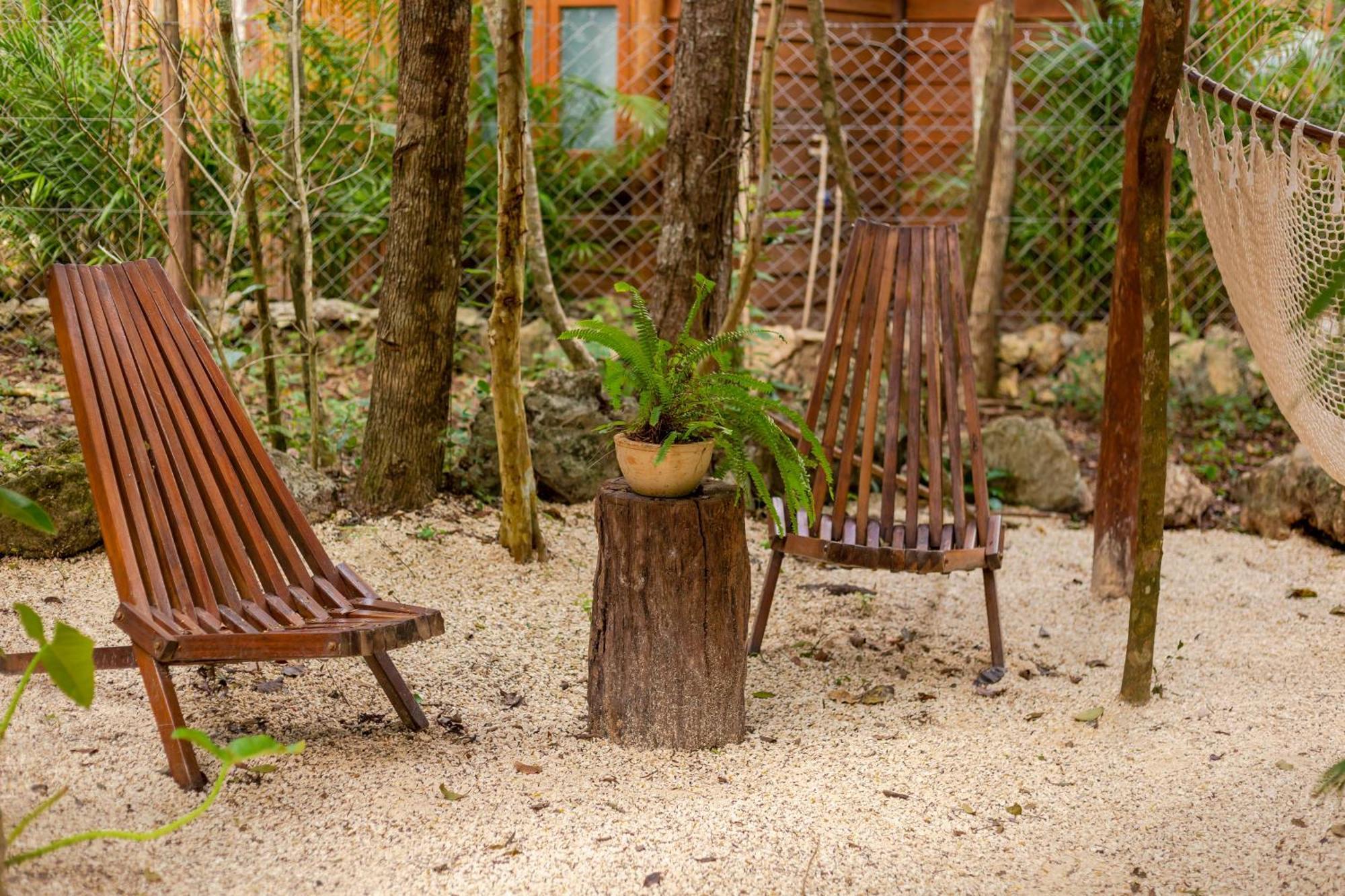 Madre Tierra Eco Habitat Guest House Puerto Morelos Bagian luar foto